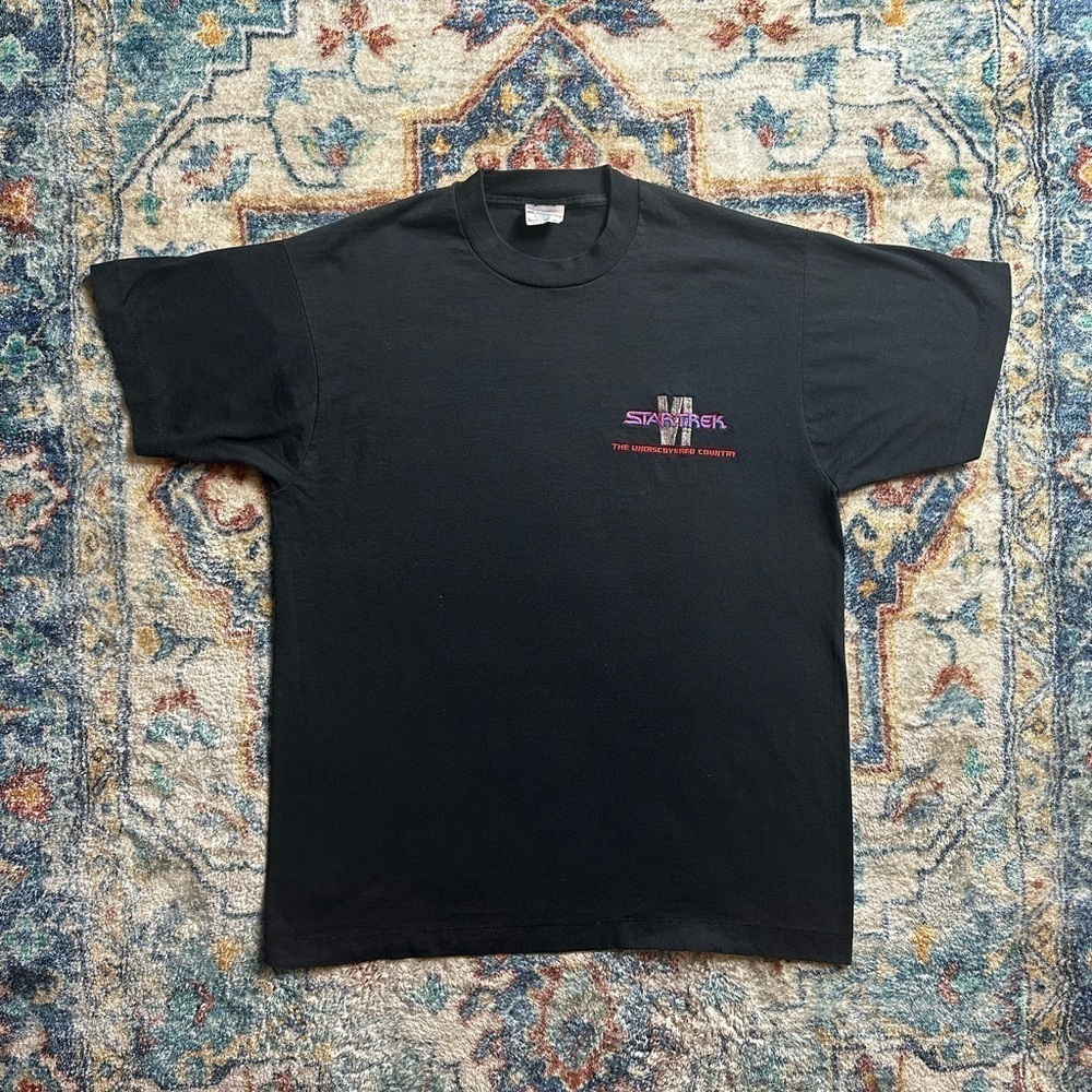 Vintage Star Trek VI Logo T-shirt Size XL - Picture 1 of 5